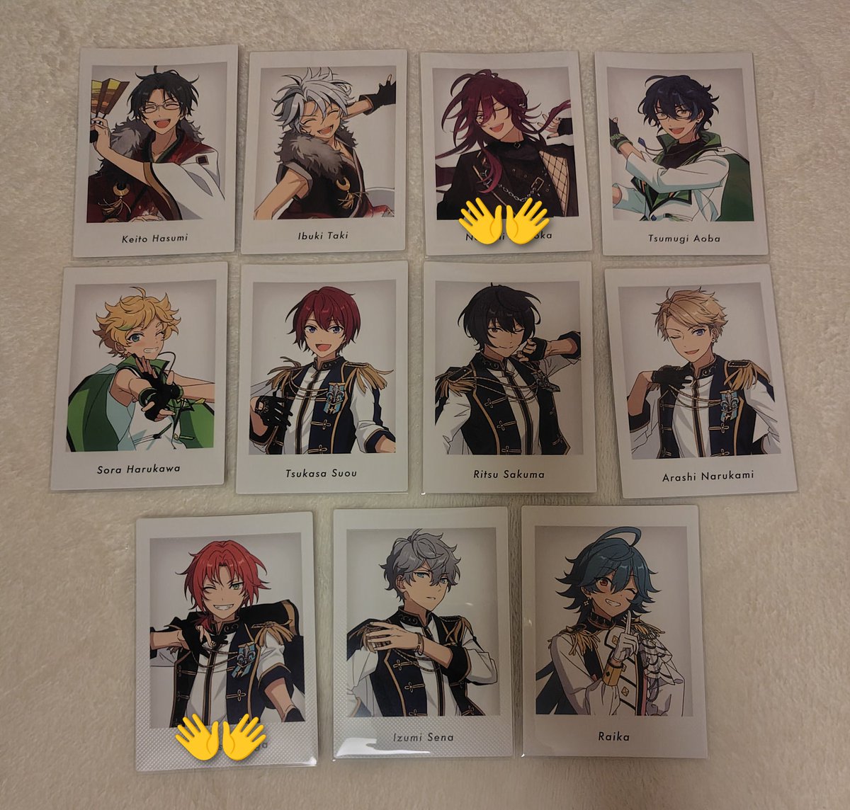 YOUI004's tweet photo. 【交換】あんスタ
P.A.shots!! ユニットビジュアルver.
ぱしゃっつ 特典
譲：弓弦スバル千秋忍一彩マヨイ宗ひなた日和ジュンHiMERUニキ敬人維吹つむぎ宙司凛月嵐泉ライカ
求：同種薫アドニス・10周年零薫アドニス 各1点＞固定
・条件は必ず記載お願いします🙏
検索からも気軽にお声がけください*ˊᵕˋ* https://t.co/m0hRjsg92f