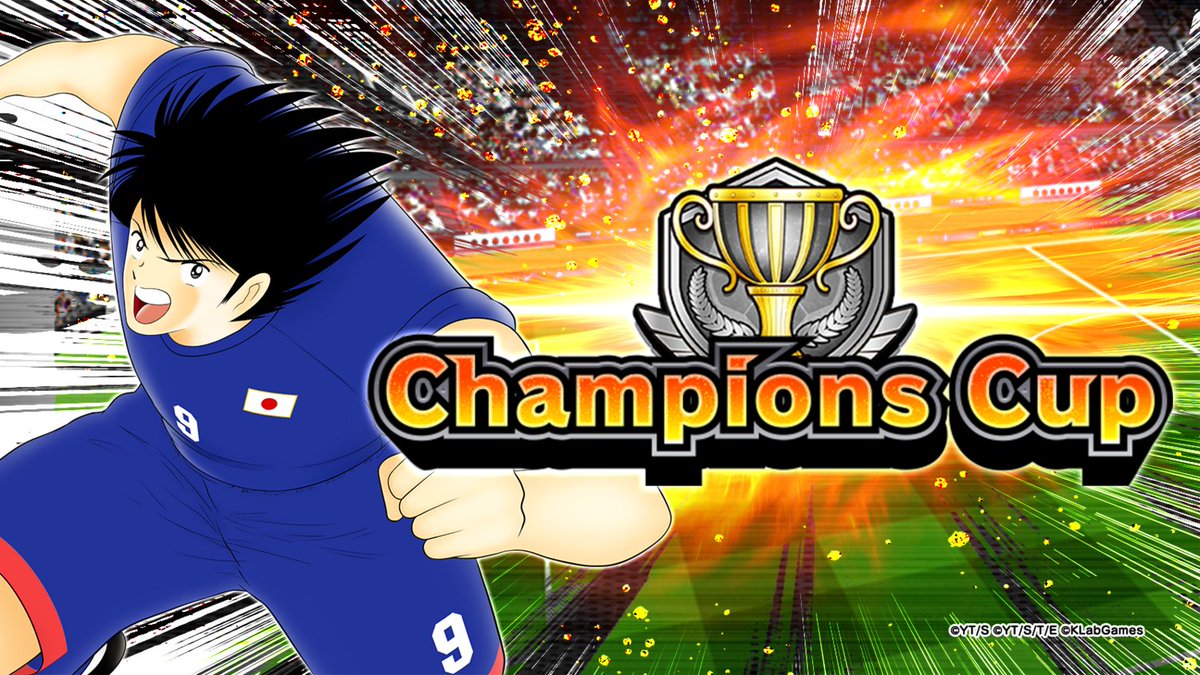 tsubasaDT_en's tweet photo. ／
Champions Cup  (Golden-23 - Rising Sun) is now on!🔥
＼

Use Golden-23 - Rising Sun players and win the Champions Cup!

Earn Dreamballs and an SSR Transfer Ticket by becoming the champion as well as point achievements! 
Also, exchange the medals you collect for enhancement items and more!✨

App👉https://t.co/0jzl7GFjjn
#TsubasaDT