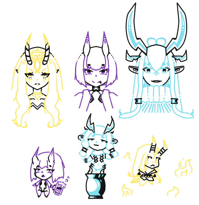 Teq_Han's tweet photo. Oni!

#FGO https://t.co/ixUulHI5cy