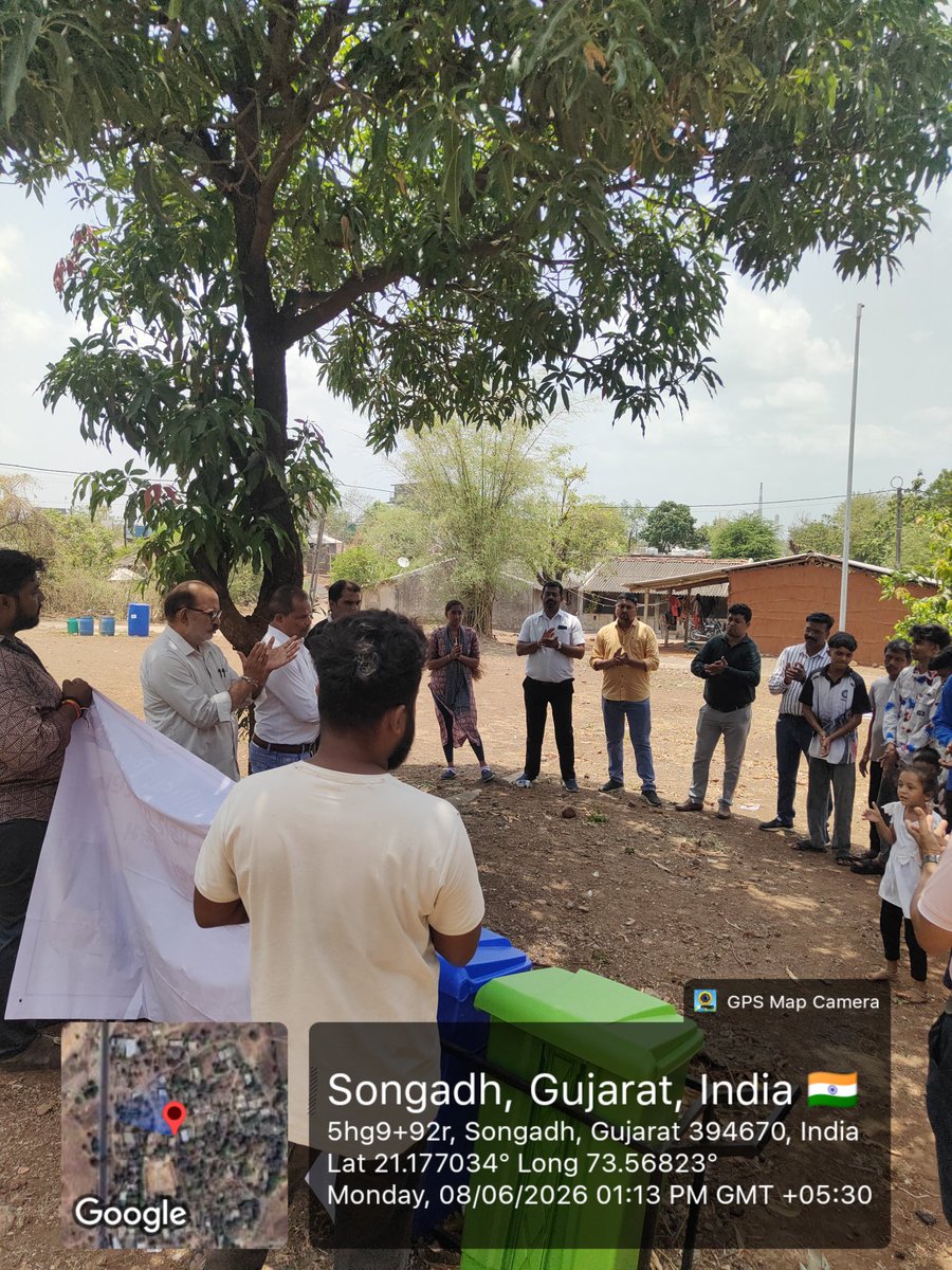 SongadhP's tweet photo. Advocacy 4 way Segregation by Songadh Nagarpalika 
#WED2026
#SwachhBharat https://t.co/rTpTorQAae