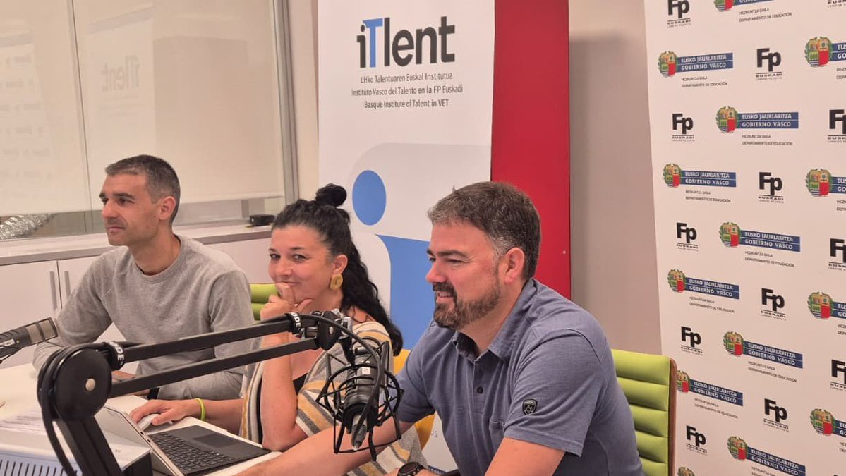 i_Tlent's tweet photo. @FPeuskadi @IkaslanEuskadi @HETELFP @AiceIzea ¡Ethazi Astea – Talentuaren Astea 2026 ya está en marcha! Arrancamos con #CulturaEmprendedora e IPE, analizando la #empleabilidad y el #emprendimiento como competencias transversales clave en el aprendizaje.
@FPeuskadi @IkaslanEuskadi @HETELFP @AiceIzea https://t.co/C8EMbZOwZT