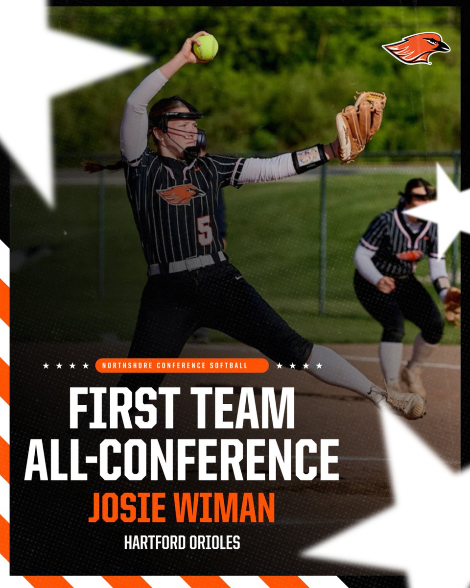huhssoftball's tweet photo. We are so proud of Josie Wiman on her All-Conference award!
#GoOrioles https://t.co/q1x9UjBBU4