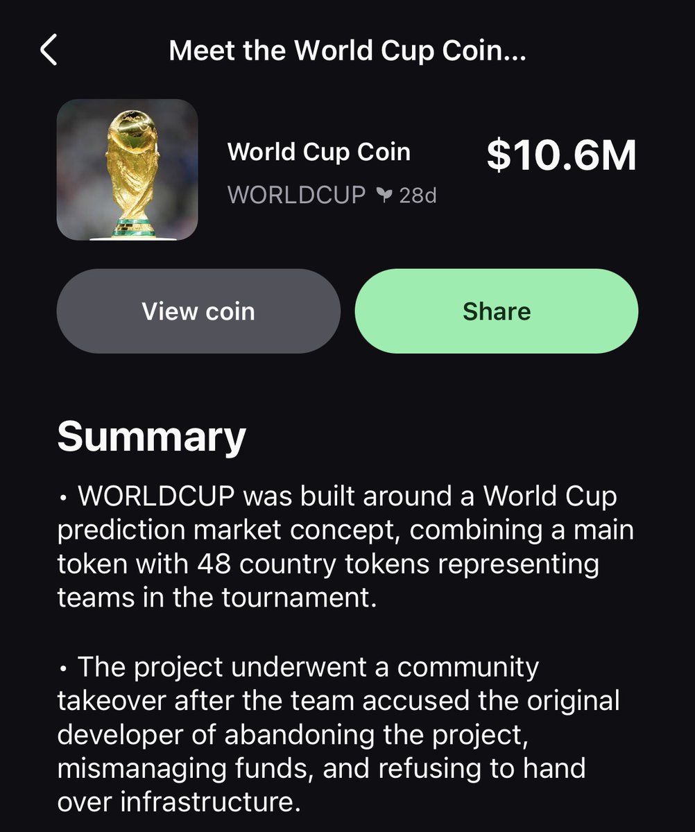thememecallerr's tweet photo. World Cup Coin $WORLDCUP is now trending on pump fun! 🔥 https://t.co/DwzfqkDBnv