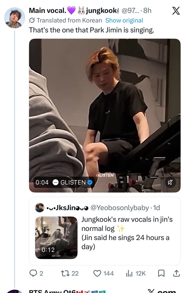 JMnkttygang's tweet photo. mind u they were claiming toad's and jhope's voices were their favs too 😭😭😭 they fr listen to pigkook on mute this is just so funny 😭 https://t.co/craz3tmnpj