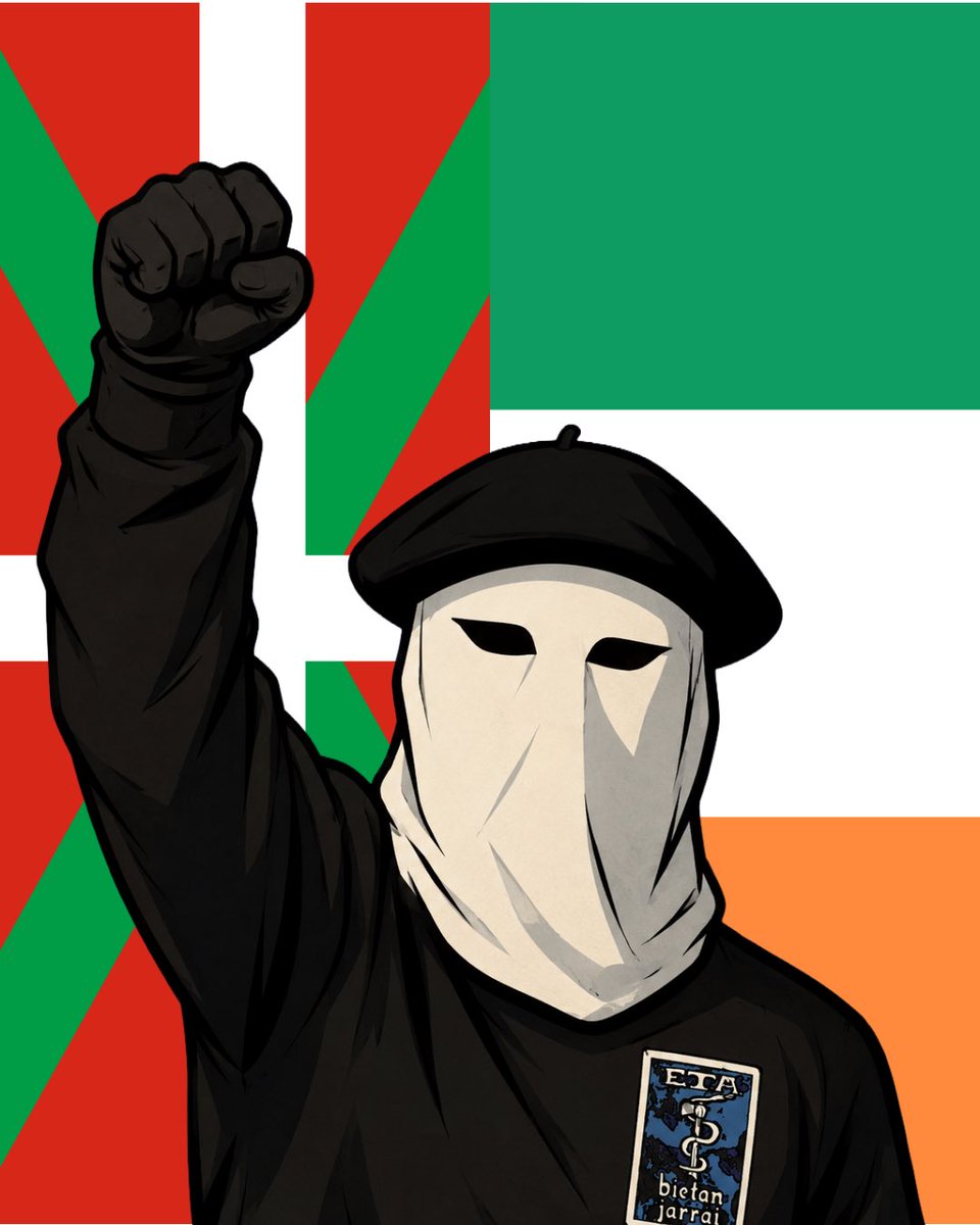 NationhoodRC's tweet photo. 🇮🇪 Most people know the IRA are. Fewer know of the ETA — the Basque separatist movement that waged a four decade armed campaign against the Spanish state for an independent homeland.

These two groups didn't just share a grievance. They traded weapons, trained each other's fighters, and coordinated across borders for forty years.

Two of NATO's most troublesome insurgencies — quietly working together fighting for the cause of self determination.

A thread 🧵👇