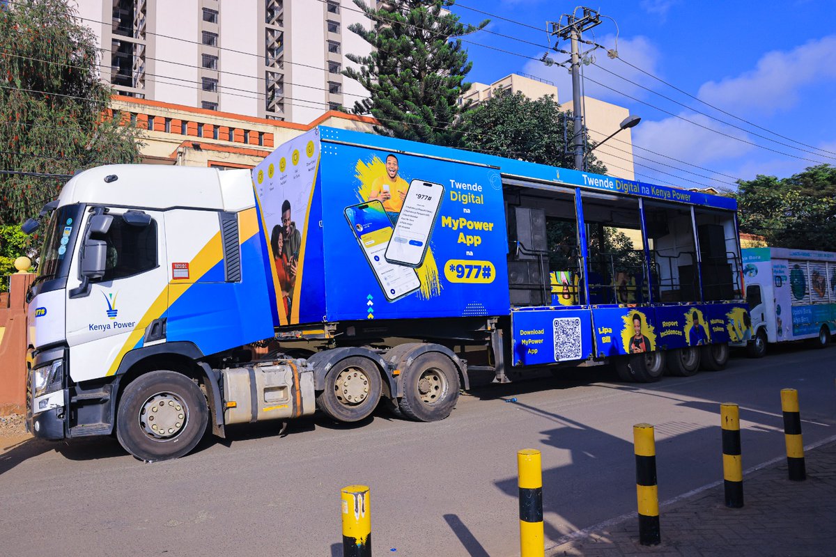 KenyaPower's tweet photo. Twende Digital!

Today, Kenya Power flagged off the Customer Experience Roadshows, a nationwide initiative aimed at bringing services closer to customers, strengthening engagement, and promoting the adoption of digital solutions. The launch was led by Dr. Jeremiah Kiplagat, Director, Institute of Energy Studies & Research (IESR), speaking on behalf of MD & CEO Dr. (Eng.) Joseph Siror, alongside Eng. Rosemary Oduor, General Manager, Commercial Services and Sales, and Waceke Mbugua, Customer Experience Manager.

In line with this, the Company has announced a phased transition to fully digital payments, with all remaining banking hall payment counters set to close by June 2027, as customers increasingly shift to digital platforms that now handle over 5 million interactions monthly. The transition will be implemented in three phases across the country, supported by the Twende Digital campaign, which focuses on digital services, fraud prevention, electrical safety, and e-cooking.

Customers can already access services such as token purchases, bill payments, self-meter readings, and outage reporting through the MyPower App, *977#, and Nuru Bot, making service delivery simpler, faster, and more convenient without visiting physical offices.

#TwendeDigital
#JuaForsure
#PamojaTwangaa 
#MyPowerApp
#KenyaPowerRoadShow ^ZM