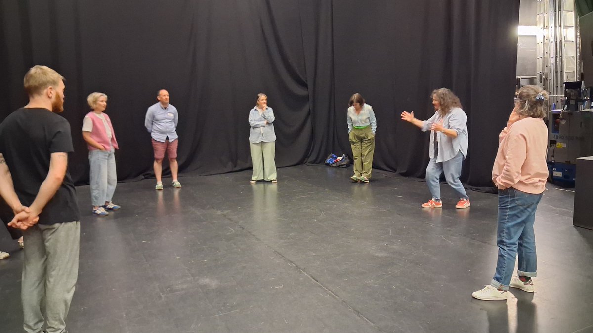 Oide_Creativity's tweet photo. Curtains up on Playful Connections- two days of drama, improvisation and devising on the stage of Belltable with Ann Blake!
@oide_Ireland @BelltableLimk https://t.co/i3LqUOWSJt