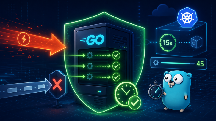 jacobussoftware's tweet photo. Graceful Shutdown em Go: capture SIGTERM, finalize  requisições em andamento (http.Server.Shutdown), feche conexões. No K8s:  preStop sleep + terminationGracePeriodSeconds. Código e boas práticas →  https://t.co/f6rCsaRO0L  #Golang #Kubernetes #DevOps https://t.co/8WtdZbln6x