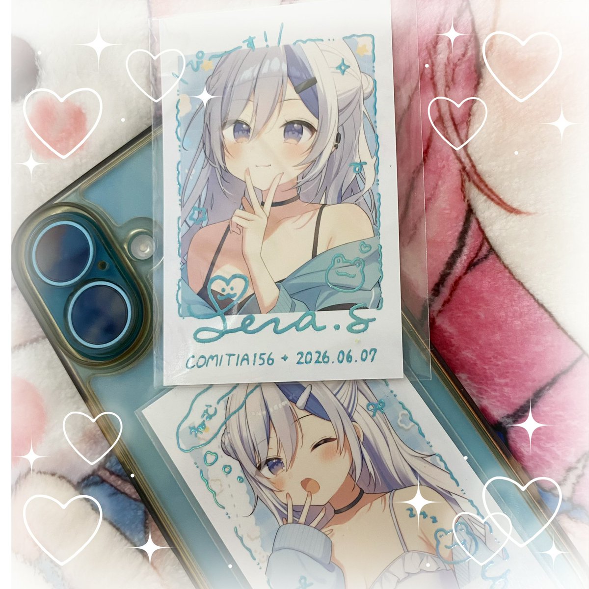 dolphin530's tweet photo. コミティア戦利品

椎野せら先生@nitaleg_ 

感想はALTに💎

新刊セット&amp;アクスタ https://t.co/n0VN04Kbf1