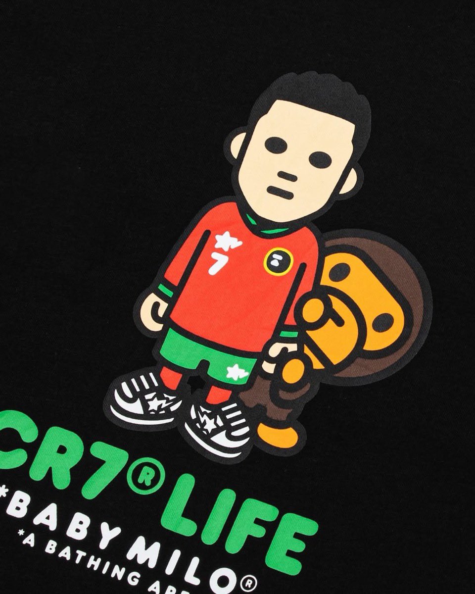 Cristiano Ronaldo CR7® LIFE x BAPE® Summer Tees が国内6月13日（土