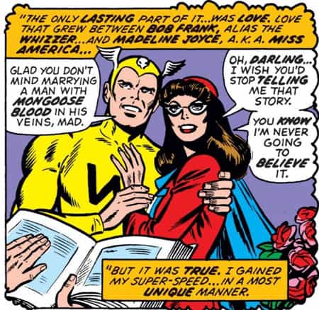 thelovablem's tweet photo. @heck_engine He and his wife, Ms America were actually the couple first thought to be Quicksilver and scarlet witches parents before it was later revealed to be a bizzare mixup involving a cow woman. https://t.co/VHBAcKqpwU