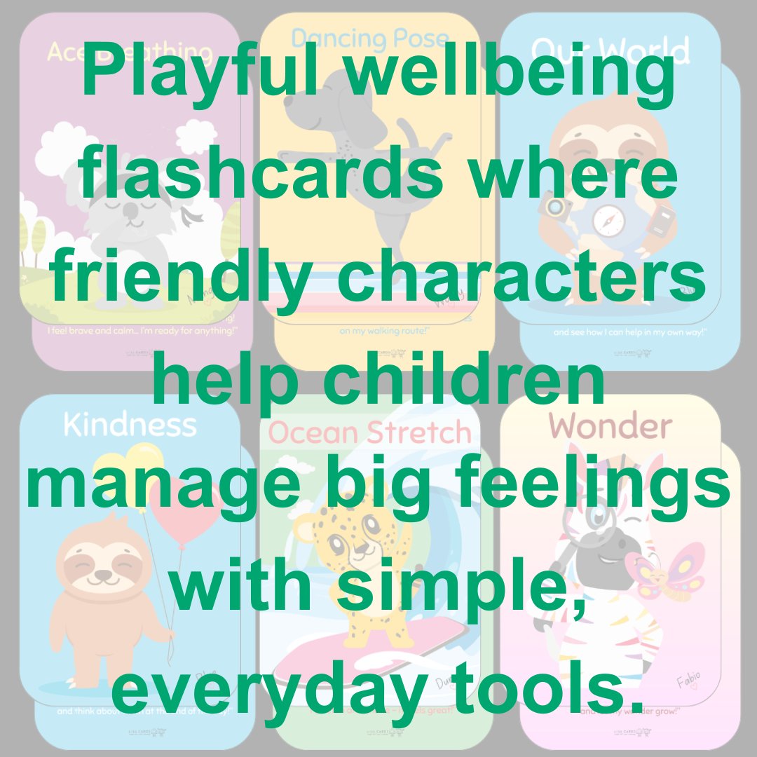 lollcards's tweet photo. Big Feelings. Small Habits. Lifelong Skills.

Helping children manage big feelings through play, movement, breathing and mindfulness.

LOLL Cards turns wellbeing into fun, everyday moments children can understand, enjoy and grow with. https://t.co/zs5Sok1UON