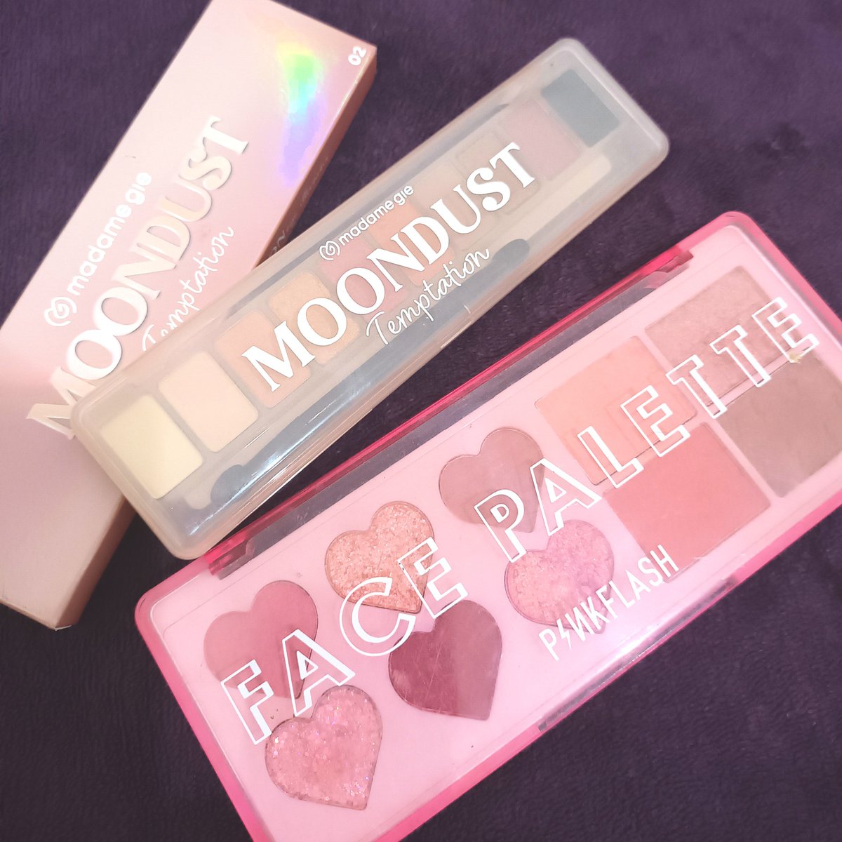 cikuroll's tweet photo. @unicefess eyeshadow pinkflash shade 02 30k; madame gie shade 02 20k. bisa antar ke kos https://t.co/Qa17gTwVwZ