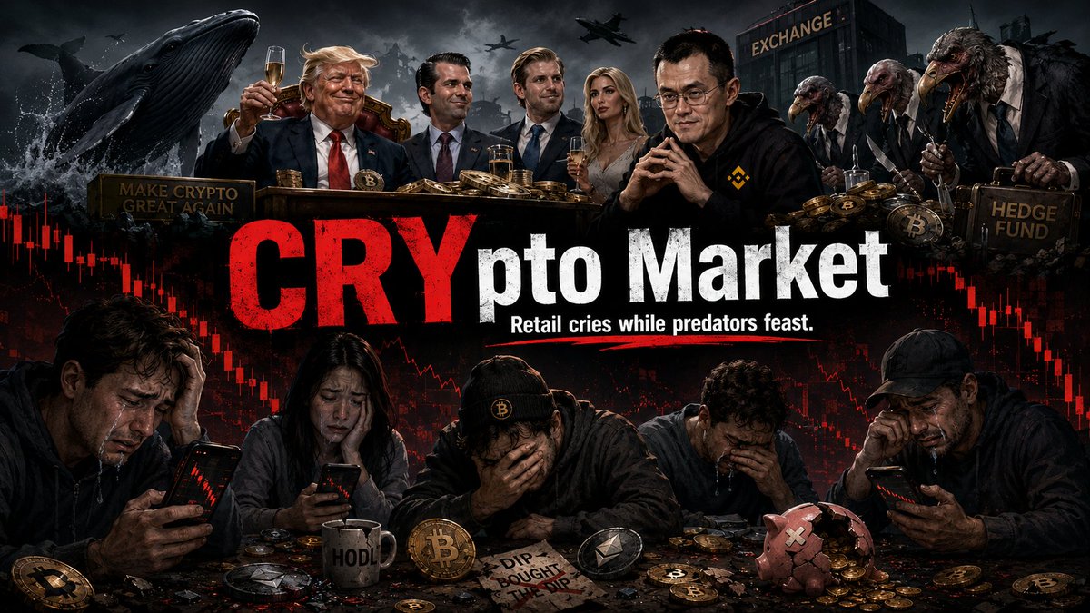CoinStrategyPro's tweet photo. #CRYptoMarket
#CryptoCrash
#RetailCrypto
#RetailInvestors
#ExitLiquidity
#MarketPredators
#CryptoWhales
#WhaleGames https://t.co/3E58fvgbkO