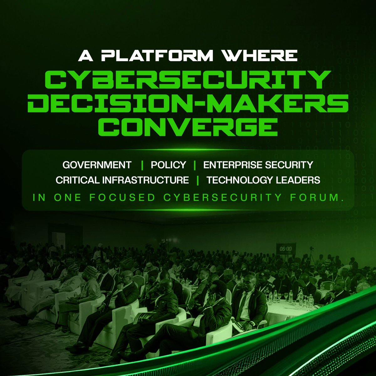 NITDANigeria's tweet photo. The International Cybersecurity Conference 2026 will take place on 27–28 October 2026 in Abuja, Nigeria, bringing together senior leaders across government, policy, enterprise security, critical infrastructure, and technology.

For sponsors, this is a strategic opportunity to position your brand in front of the decision-makers shaping Nigeria’s cybersecurity agenda.

Connect with public sector leaders, enterprise security buyers, critical infrastructure stakeholders, and technology partners in one focused cybersecurity forum.

Abuja, Nigeria
27–28 October 2026
Partnership opportunities available.

Enquire now: sponsorship@icsc.ng 🔗 https://t.co/Hp5dCuOler