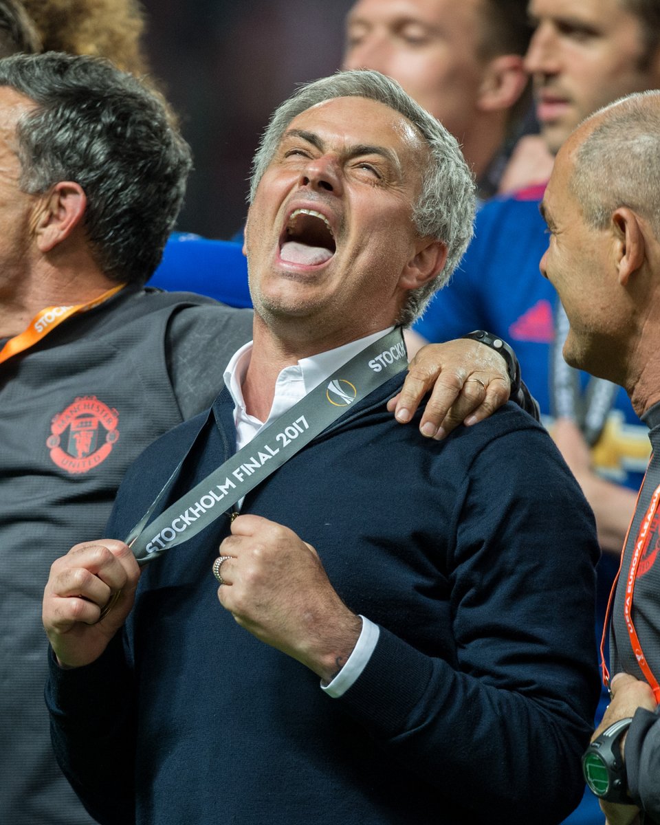 EuropaLeague's tweet photo. Mourinho 😅

#UEL https://t.co/EwrB1cBpss