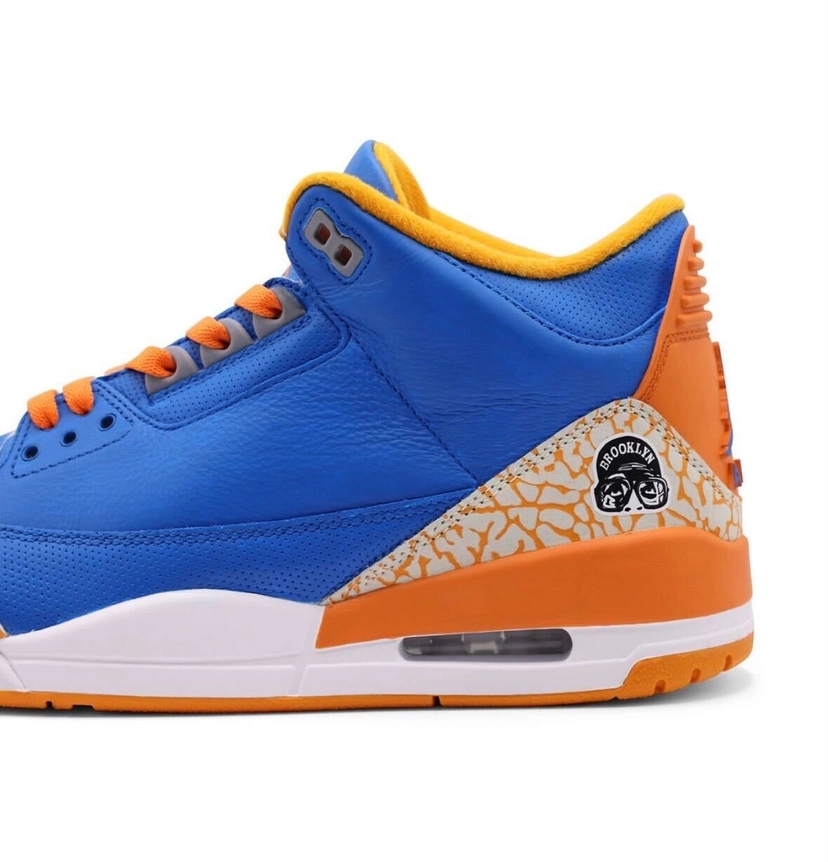 TheSiteSupply's tweet photo. Spike Lee's Air Jordan 3 for Game 3 of the NBA Finals tonight at Madison Square Garden🗽 https://t.co/Olzz9UYvIR