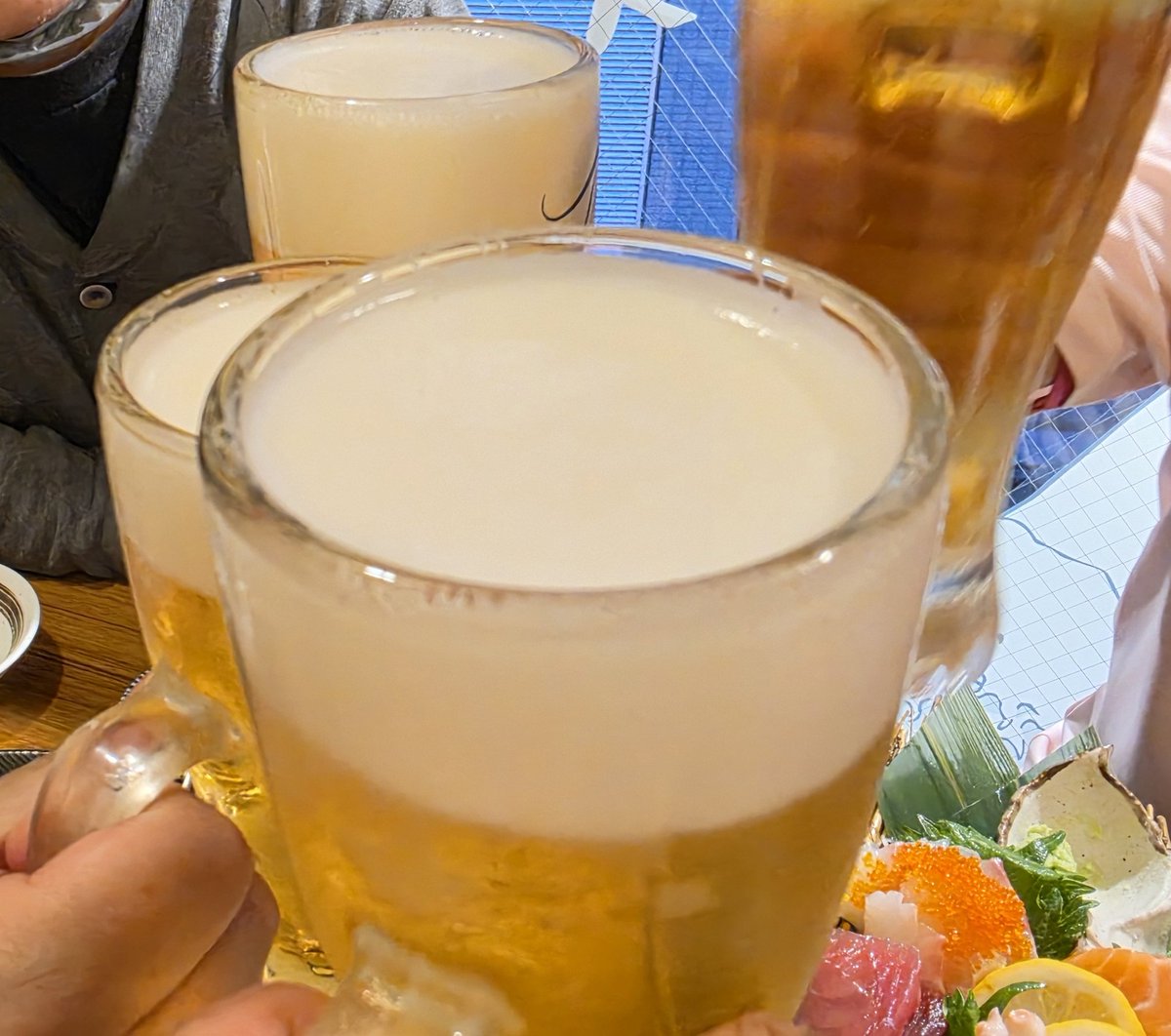 SGTTAKA's tweet photo. 珍しく海鮮居酒屋｢海王｣
職場野郎飲み♪

#海王 https://t.co/TmiJUpHqot