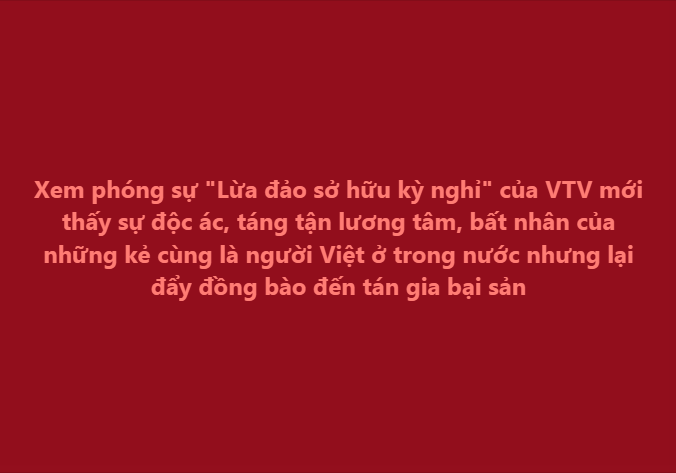 Chống Phản Động tweet media