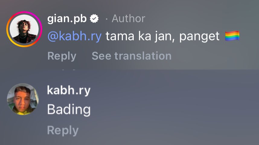 parababam's tweet photo. BAHHAHAHAH SLAYY @gianbernardino_ 
happy pride month 😚 https://t.co/gO5czsaosm
