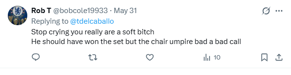 sanches78136's tweet photo. @bobcole19933 @josemorgado "Instead of hating on people online like a 🤡 try being positive you will feel better and enjoy life more"
You are a joke bro 🤣🤣🤣🤣🤣🤣🤣 https://t.co/dD0w66eEzz