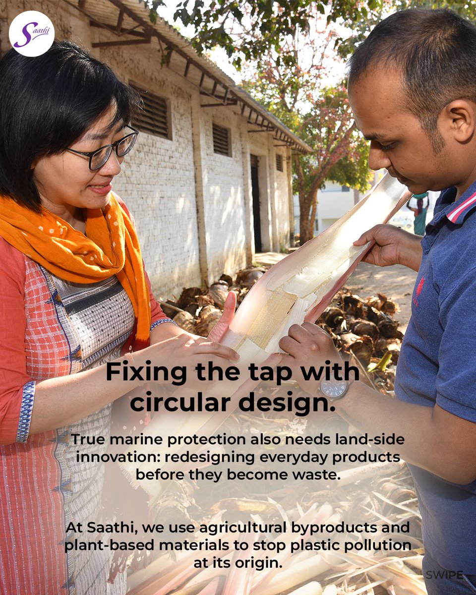 SaathiPads's tweet photo. We cannot keep mopping the floor while the tap is still running. 🌊

@The economist 
@world bank group 
@MOFPI_GOI

#WorldOceansDay #MarineProtectedAreas #CircularEconomy #SustainableSupplyChain #ESG #SaathiPads #BlueEconomy #SAPLING #1of1000 https://t.co/MZQxRUVlXY