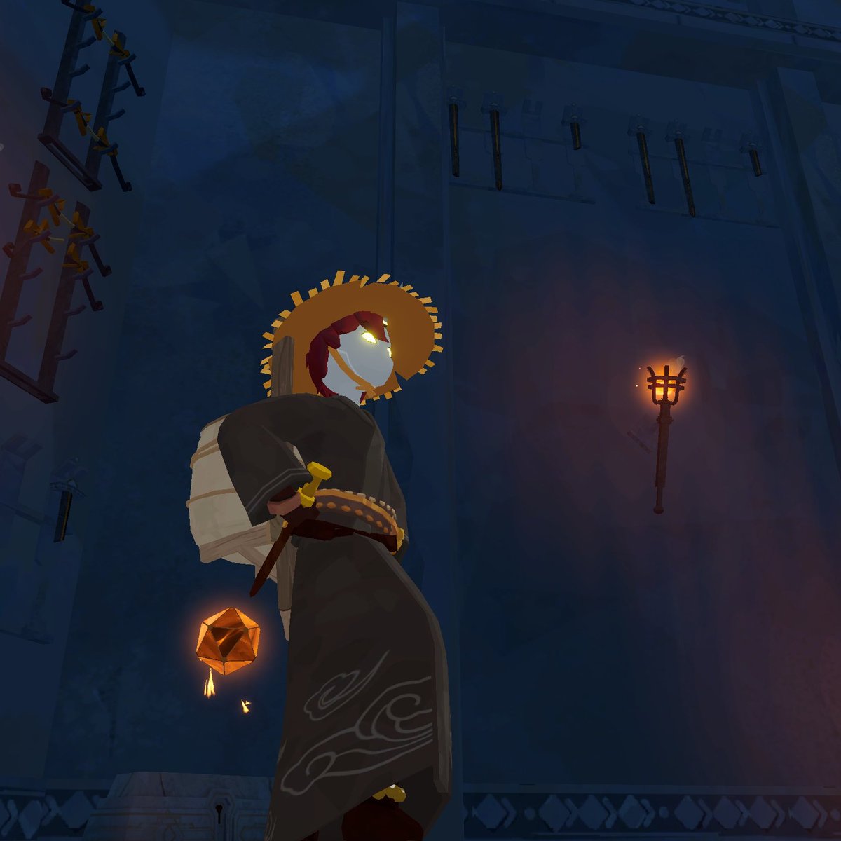 Eleb_Games's tweet photo. 新しい土地を旅するために、衣装を固めた。みんなが計画しているような資材とかは準備してない!
着の身着のままで歩く。
#bitcraft https://t.co/fQULDINlOy