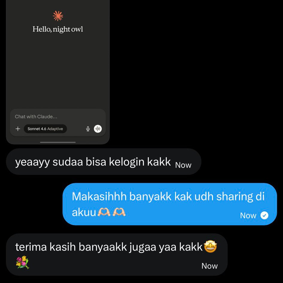 fairamaz's tweet photo. heloowww siapa yang masih cari claude? aku ada ini sharing 3 user sisa 1 slot ajaa, 125k yaa buat 1 bulan, minat boleh dm aja okeyy

#zonauang https://t.co/I6fm3CnM5g