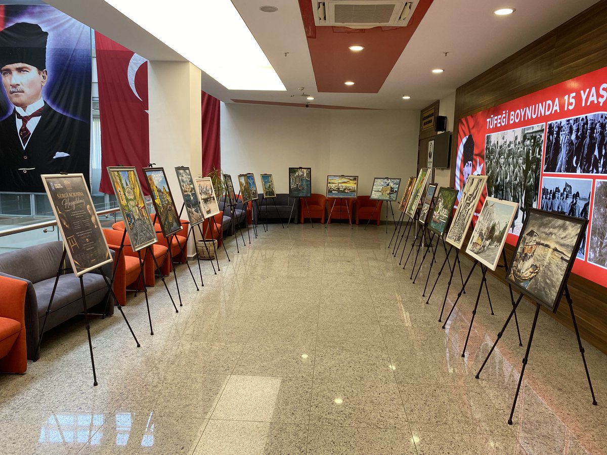 DsmManisa45's tweet photo. 🎨 6 Haziran Ceza İnfaz Personeli Günü kapsamında, personellerimiz Gülden Altıntop ve Muhammed Gürcan’ın eserlerinden oluşan resim sergisi Ticaret ve Sanayi Odasında ziyaretçilere açılmıştır. #adaletbakanlığı #cezatevkifevlerigenelmüdürlüğü #denetimliserbestlikdairebaşkanlığı https://t.co/LJYTfQrHP4