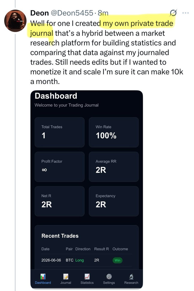 Deon tweet media