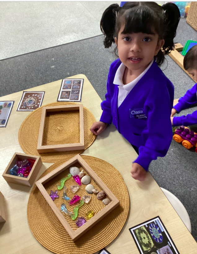 OAClarksfield's tweet photo. Linked to learning about the summer time, the Nursery children have enjoyed creating transient art seaside pictures using a variety of themed loose parts. https://t.co/B8lJHgAk0V