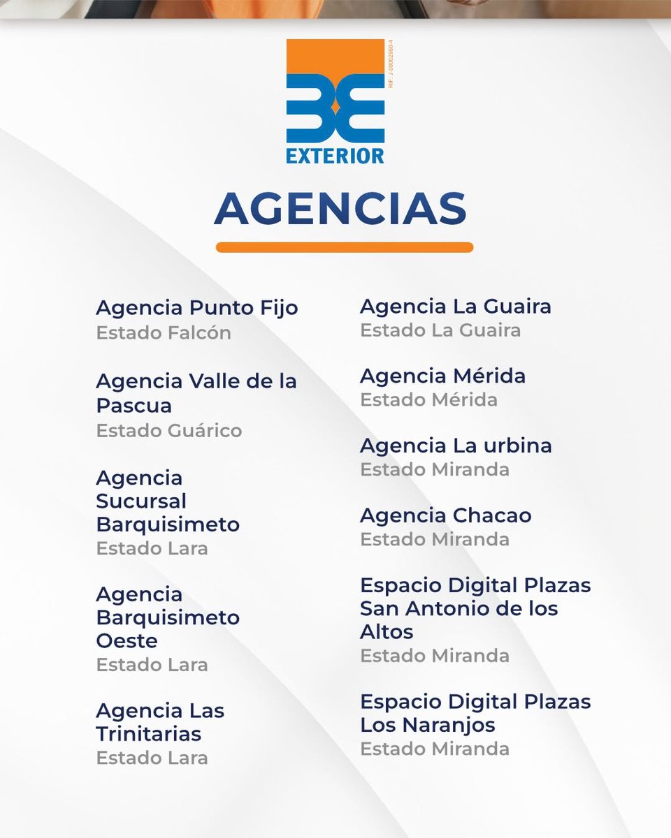 HDAVZLA's tweet photo. Aunque hoy es feriado bancario, Banco Exterior sí tendrá agencias operativas.

🕗 Horario de atención: de 8:30 a.m. a 3:30 p.m.

Aprovecha la jornada para restablecer tu acceso a la banca en línea, actualizar tus datos o gestionar tus productos y servicios. https://t.co/k6f9PgnSxT