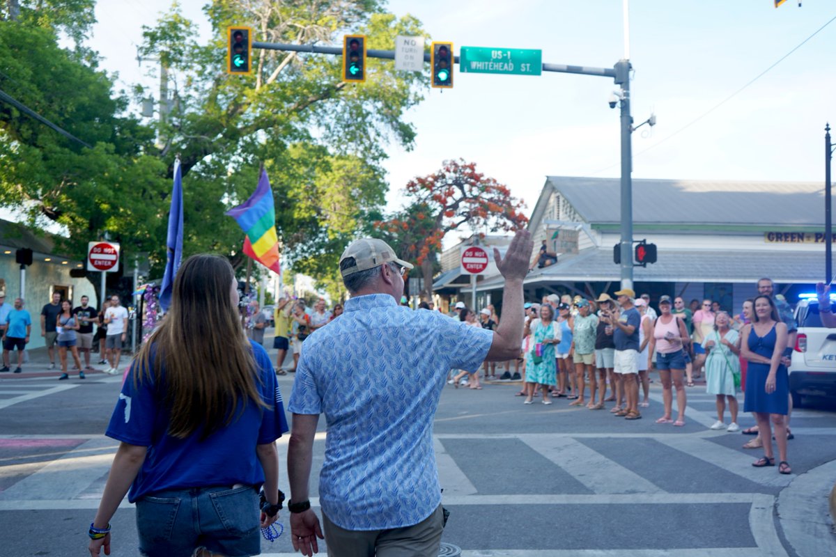 AVindman's tweet photo. Everyone deserves to live freely as they are. Happy Pride from Key West! https://t.co/OK6Y12VpLi