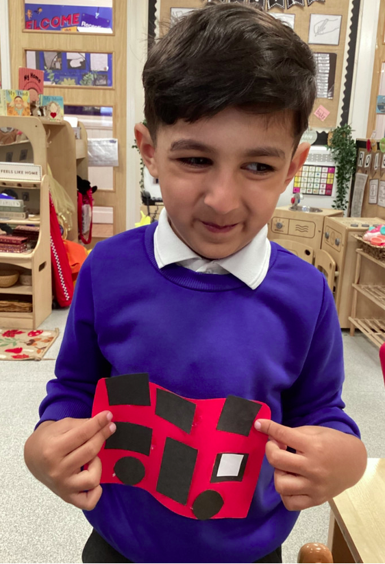 OAClarksfield's tweet photo. Linked to learning of the 'Naughty Bus' story, the Nursery children have enjoyed creating their own representation of the naughty bus character from the story. https://t.co/3mV9qFMjpk