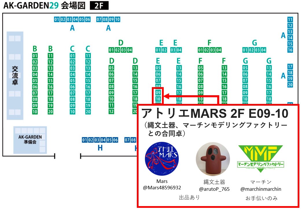 Mars48596932's tweet photo. お待たせしました～
6/14(日)の #AKG29 のお品書きになります！
卓番号は2F-E09-10、縄文土器さん(@arutoP_765)と一緒の出店です！
縄文土器さんは今回も可愛い新作布服を用意されていますので、よろしくお願いいたします！
( #アトリエMARS の新作は調整間に合いそうになりません(;^ω^)) https://t.co/0z8SVr9tuB