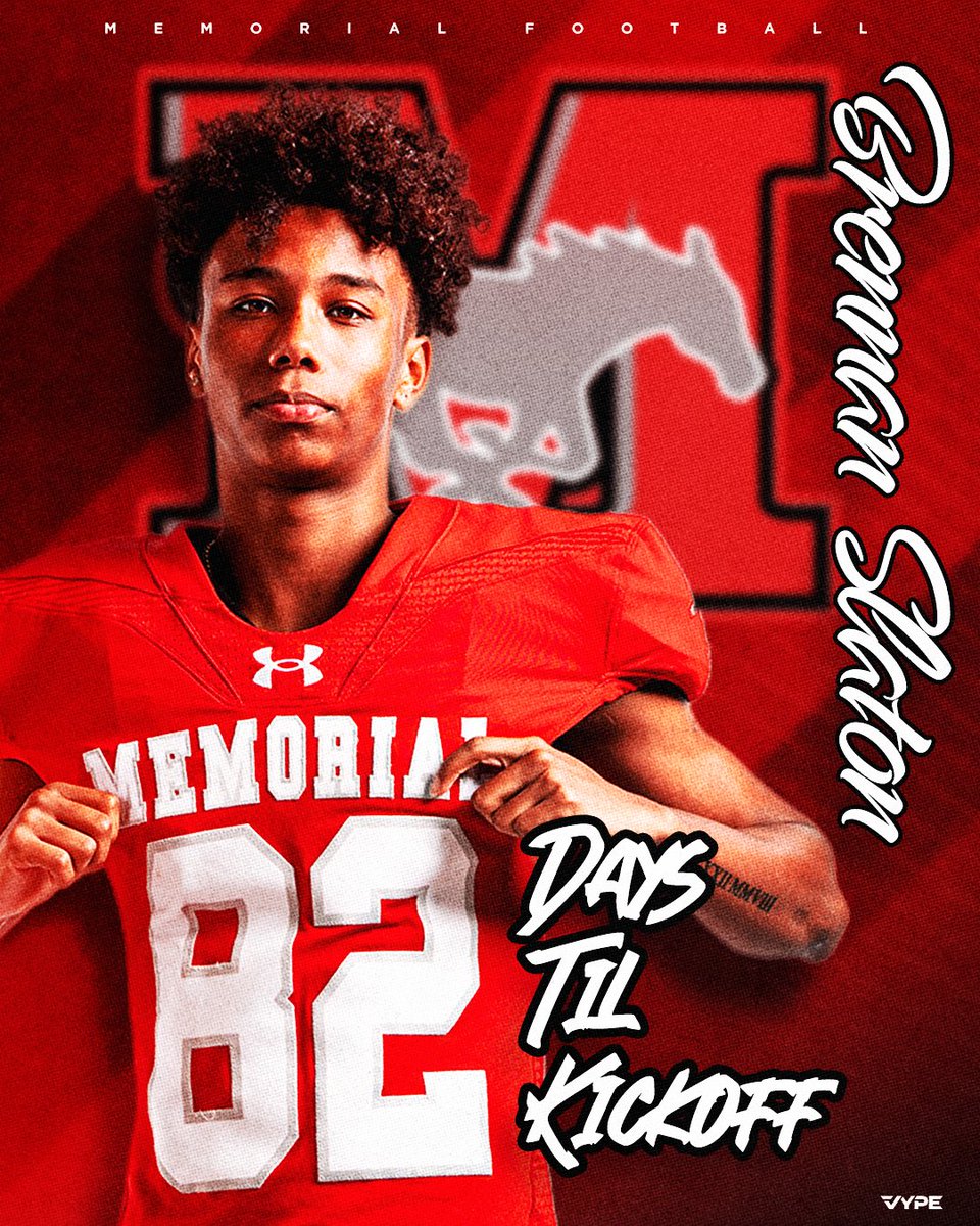 MHSMustangsBC's tweet photo. 82 days until kickoff.
The countdown keeps rolling. Summer work is happening now, and every rep is building toward Friday nights under the lights.
82 days. One team. One standard.
🏈 #RedRising #TheStandard #WeAreMemorial #82Days
@TDavis_Coach @CoachHaack09 @coachjacktv https://t.co/aUvnfyZWeR