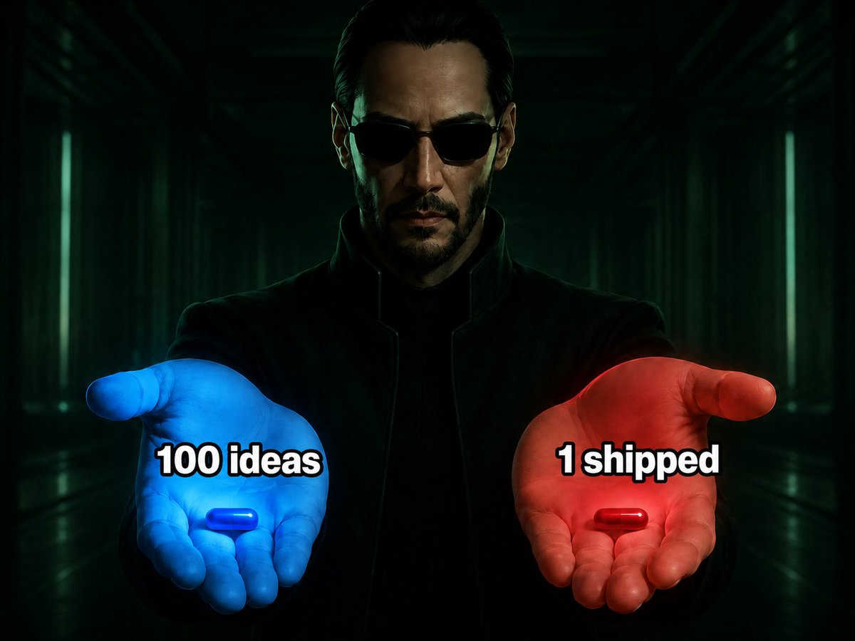 ofcskn's tweet photo. 100 ideas or 1 shipped? https://t.co/bOtBlWri1e