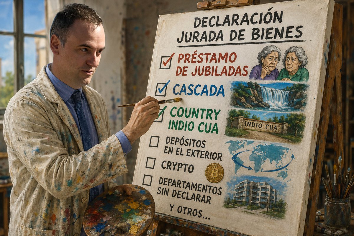 RicBenedetti's tweet photo. Contrarreloj en la Rosada: pretenden publicar el demorado patrimonio de Adorni en pleno inicio del Mundial
El oficialismo enfrenta una semana decisiva donde la lupa vuelve a posarse sobre Manuel Adorni. https://t.co/MJ4zRDUqNf