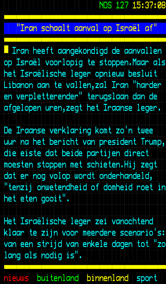 kernrob4's tweet photo. https://t.co/35z83gzUC7
Fake news Israël valt Libanon niet aan zij onderhandelt met Libanon over vrede. Israël valt Hezbollah aan. Waarom moet de NPO mensen verkeerd voorlichten https://t.co/VGYUbFiZti