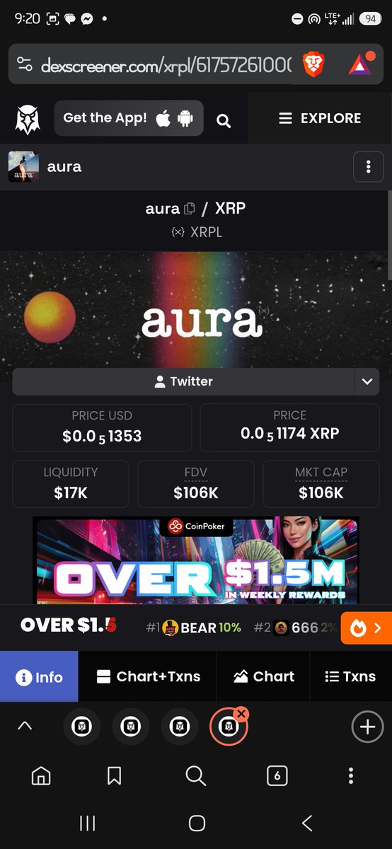 AlphaVande99920's tweet photo. GM $AURA
DAY 258 OF SHOWING SOMΣ LOVΣ @dexscreener HITTING THΣM ROCKΣTS 🚀🚀

@AuraOnXRPL

PART OF THΣ $SIGMA FAMILY
@SigmaOnXRPL

Check out our token gated discord SIGMA PRO ENGINE

Learn more, tune in 👇

DAILY SPACΣS LIVΣ 11AM - 1PM PACIFIC TIMΣ https://t.co/Mz3SeCMVZ3