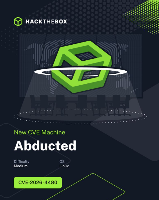 HTBJill's tweet photo. CVE-2026-4480 turns a Samba printing workflow into a pre-auth RCE path. Hack The Box breaks down exploitation, detection, and mitigation, plus hands-on practice in the Abducted HTB Labs machine.

https://t.co/YlzQBZGR7B

#HackTheBox #MSSP #CyberSecurity https://t.co/1zqz8k3zOL