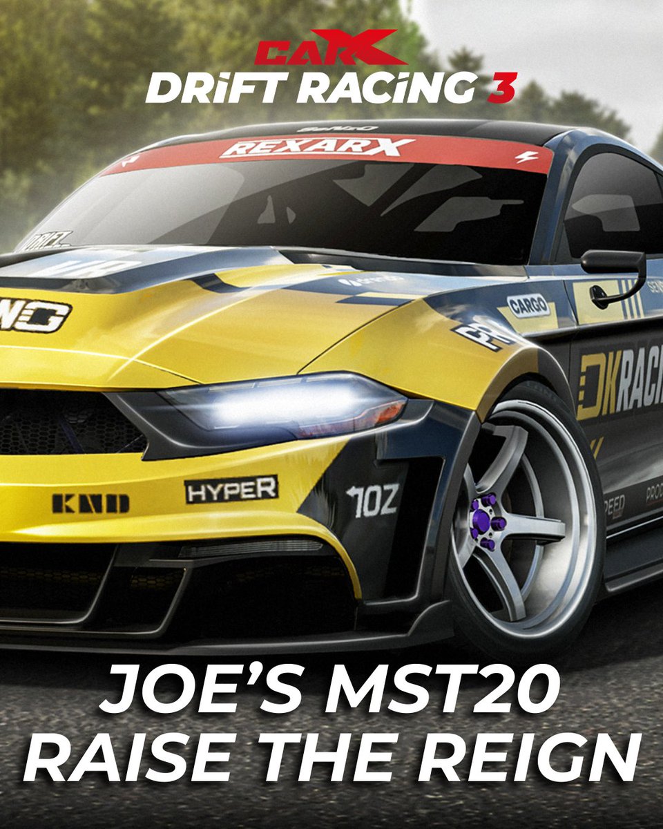 CarXTechJapan's tweet photo. 🔥 シートベルトを締めろ！ ジョーの MST20 Raise the Reign とともに、スリリングな走りを体感しよう。Stage 4サスペンション、Stage 2 L3Sエンジン、Stage 3ギアボックス、そしてStage 2デファレンシャルを搭載し、あらゆる挑戦を制覇するために生み出されたマシンだ。 https://t.co/2u3PszuyPH