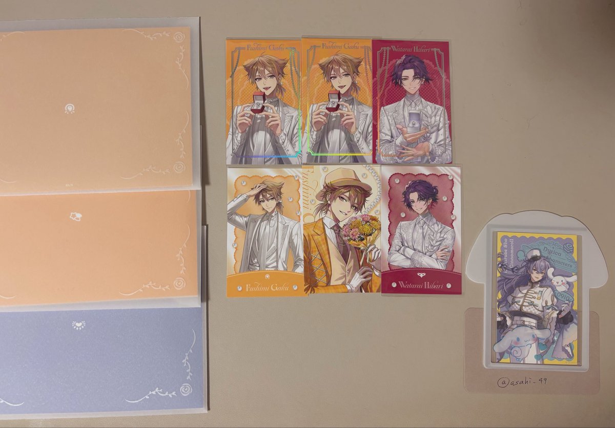 asahi_49's tweet photo. 【交換】にじさんじ Luminous Marriage ジューンブライド ランダムフォト風カード Aグループ 特典

譲)画像参照
求)ランダムカード IDカードの方 (R > N) 
      特典 🚹🩷・🚺💚の方 

郵送での交換希望です。
お気軽にお声がけください。 https://t.co/OEBV2hdv8l
