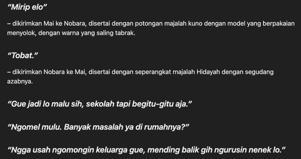 headoverkills's tweet photo. Lupa banget sempet nulis nobamai tapi ngga kelar.. ini kayaknya dapet prompt dari twitter deh https://t.co/sZDNFhdfkG