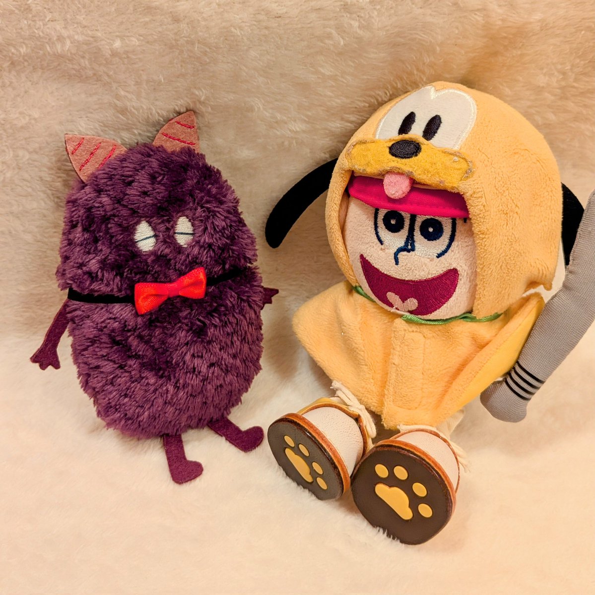 dotmania7238's tweet photo. このタイミングで他ジャンルのお話も！
ルリカラがぬいオフなどの際急に布教し始める『谷ちゃん』ですが、
この度みずきさん(@miuzukin)のご厚意で我が家にもはるばる来てくださいました💜✨
早速我が家のぬいさん達に囲まれてます！とんでもなくカワイイです！
素敵な御縁をありがとうございます😍 https://t.co/0o8LQOiZNu