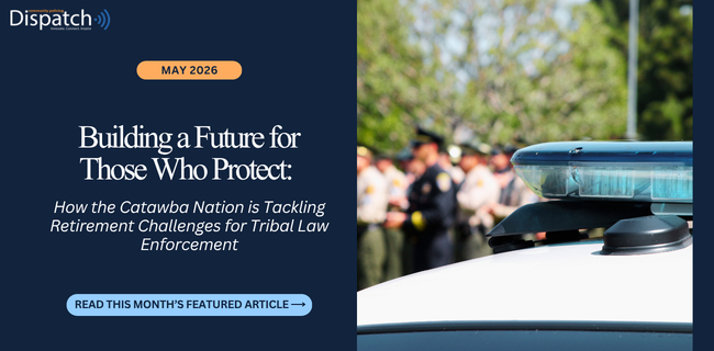 COPSOffice's tweet photo. Starting Jan 2026, Catawba Nation tribal officers earn the same pensions as other state police - closing a gap that excluded tribal law enforcement from law enforcement–specific retirement plans. This is a big help for hiring and keeping good officers: 
https://t.co/2lEe7yI7o5 https://t.co/1DzN1hUAta
