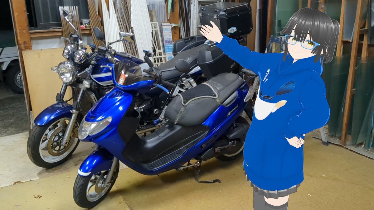 plasmasystem94's tweet photo. ６．親友の形見 あどれすたん

昨年、不慮の事故で亡くなった親友の形見となった、アドレス(全オーナーは私の出戻り扱い)を引き取った時から、擬人化をしようと心に決めてた。
VTuberをやっていた時の初期キャラクターから、パーカーとミニスカート、ツインテールを、エッセンスとして頂戴しました✨ https://t.co/a0mrDvrHOK