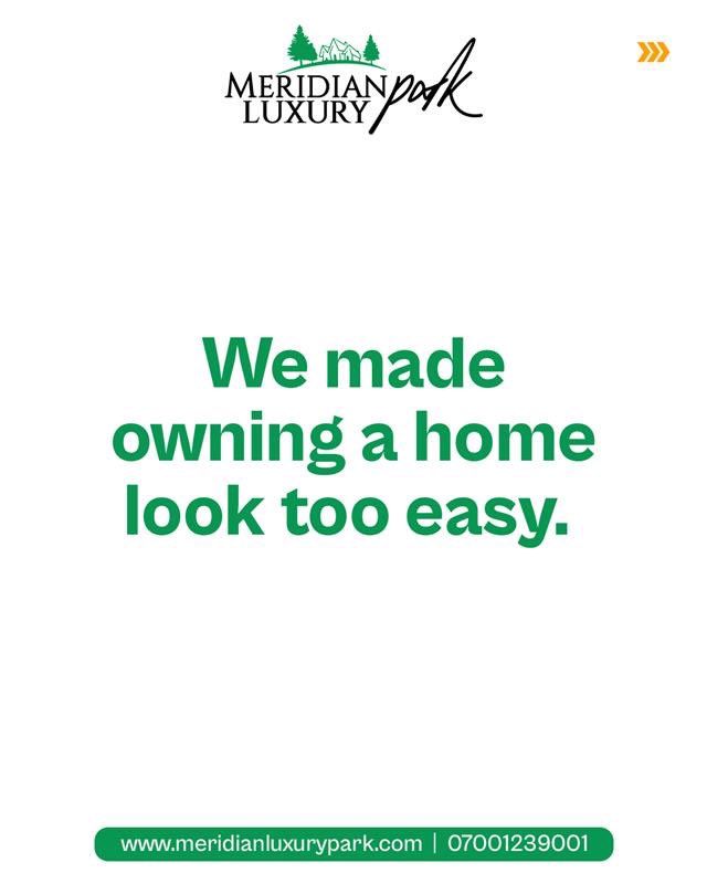 MeridianParkEst's tweet photo. We can’t promise to stop delivering affordable, quality homes in Lagos. 

Don’t let your budget stand between you and homeownership.

Call 07001239001 or send us a DM today.

#MeridianLuxuryPark #SmartInvestmentOpportunity
#AffordableHomesInLagos https://t.co/eMz0GlmUnw