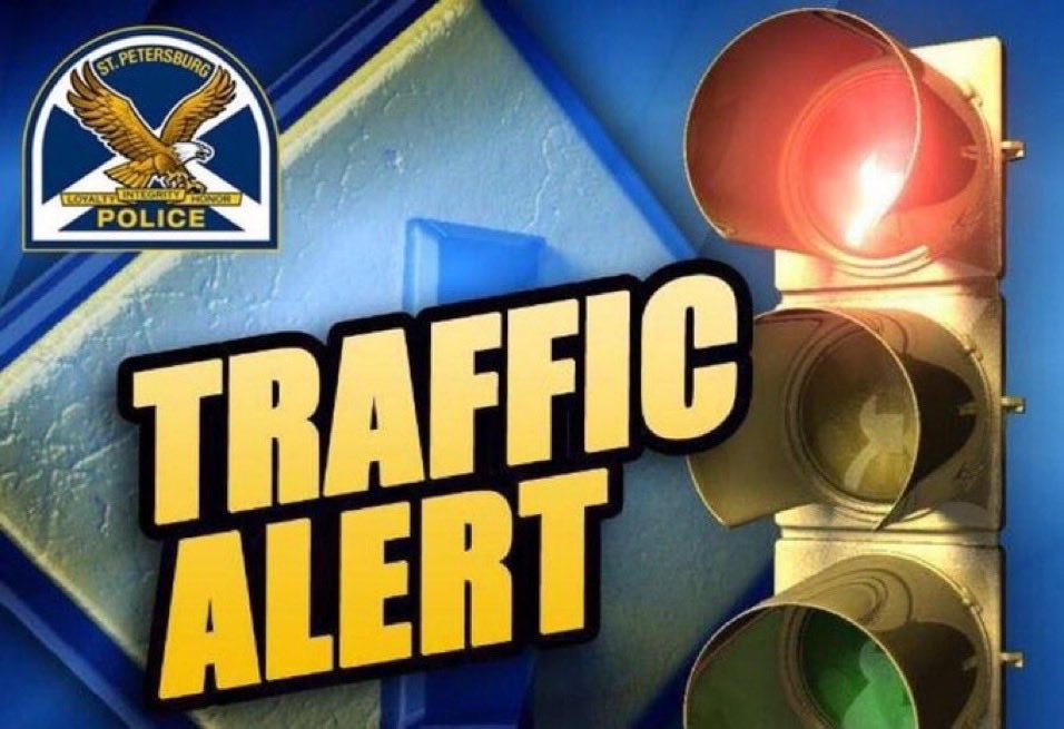StPetePD's tweet photo. #StPetePD currently assisting @StPeteFR with traffic at scene of gas leak at 5th Ave. N. and 54th St. N. Police have shut down stretch of 5th Ave. N. from 53rd St. N. to 55th St. N. Motorists in the area should seek alternate routes for now. https://t.co/7mG7lRC5ae