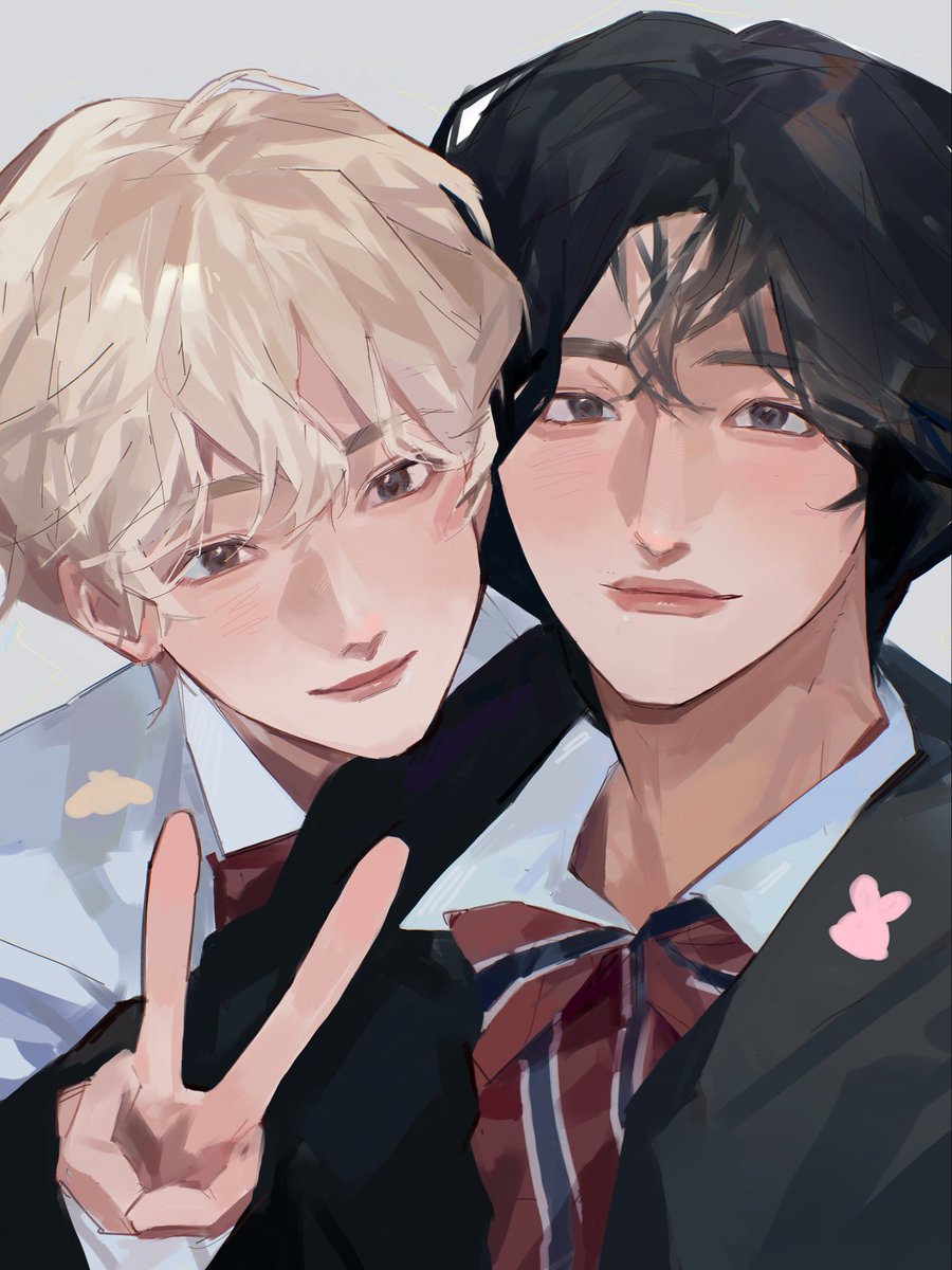 Svennes3's tweet photo. #ATEEZfanart 🐰🐶 https://t.co/XlyPGJACUq